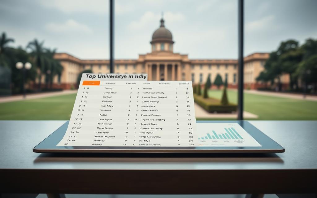 ranking of universities in india