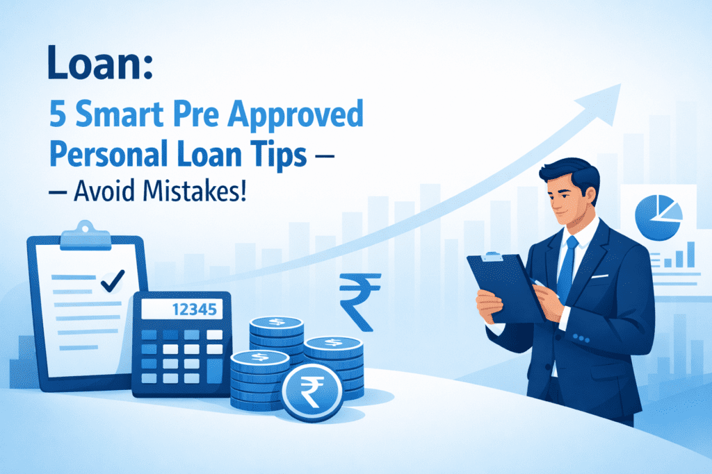 Loan tips for pre-approved personal loan in India
