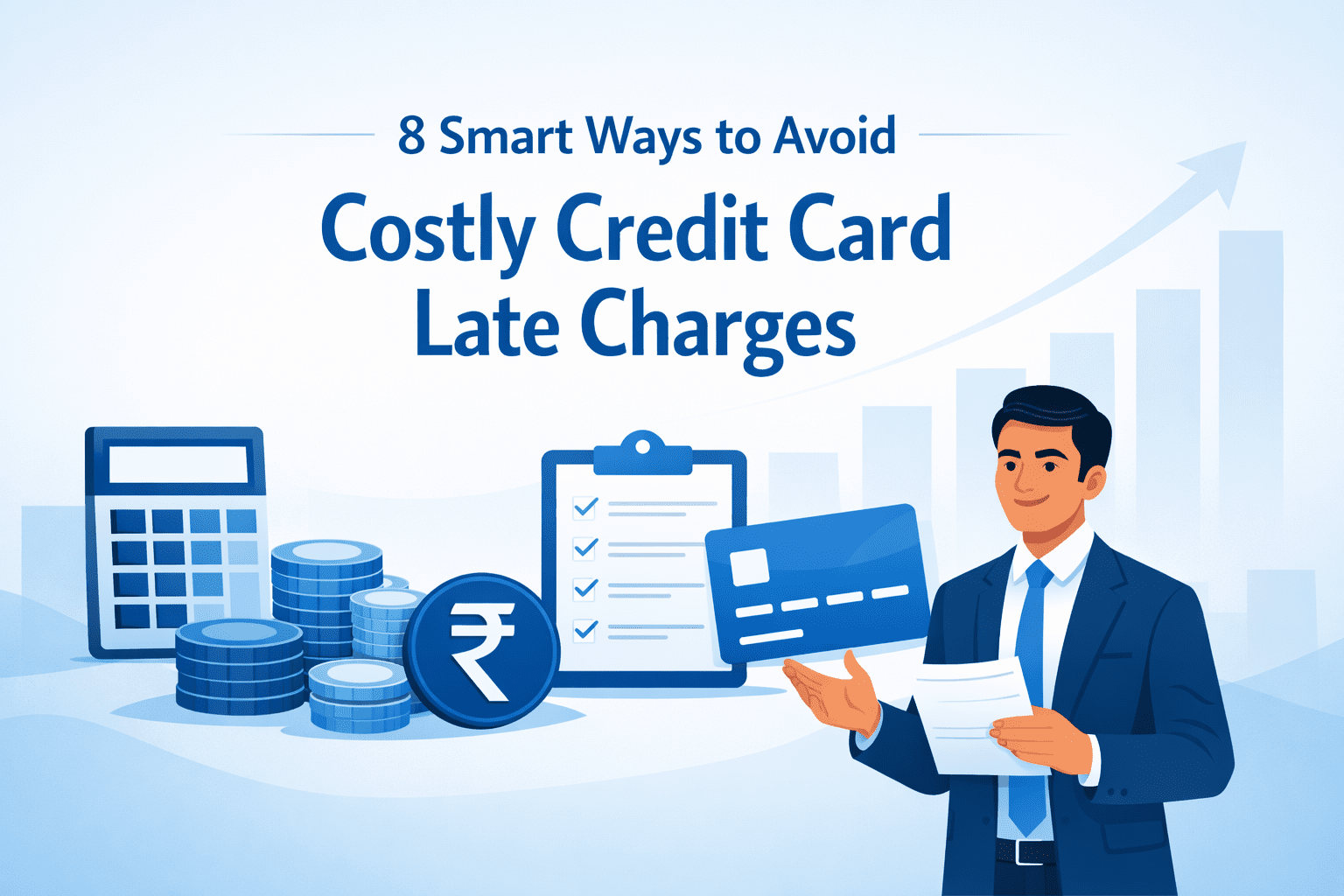 Charges can hurt your finances. Learn 8 smart ways to stop costly credit card late fees and protect your CIBIL score in India.